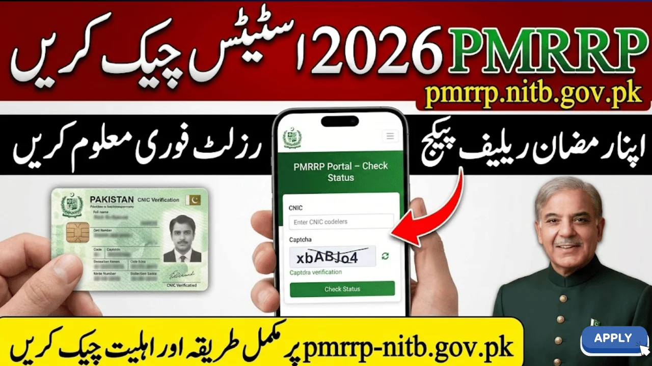 pmrrp.nitb.gov.pk Check Status 2026